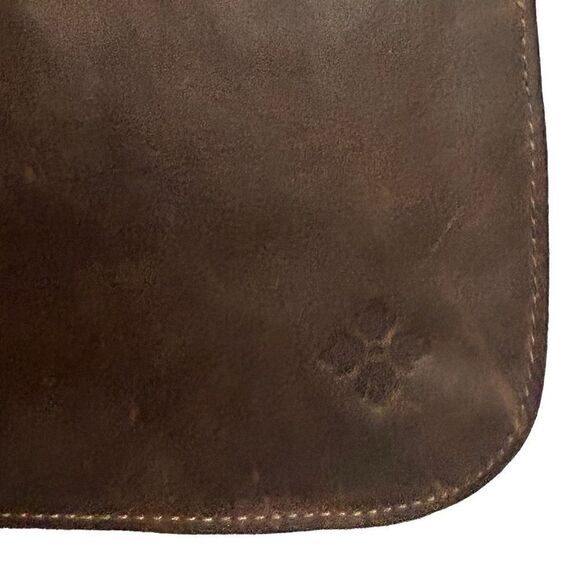Patricia Nash Leather Crossbody Beaumont Brown Distressed Hand Bag Purse New - Picture 14 of 15